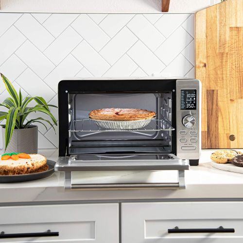  [아마존베스트]COSORI Air Fryer Toaster Oven Combo, 11-in-1 Countertop Dehydrator for Chicken, Pizza and Cookies, 30 Recipes & 4 Accessories Included, Work with Alexa, 25L, Silver