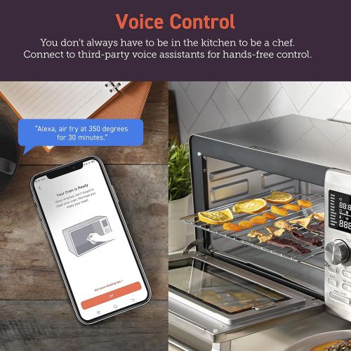  [아마존베스트]COSORI Air Fryer Toaster Oven Combo, 11-in-1 Countertop Dehydrator for Chicken, Pizza and Cookies, 30 Recipes & 4 Accessories Included, Work with Alexa, 25L, Silver
