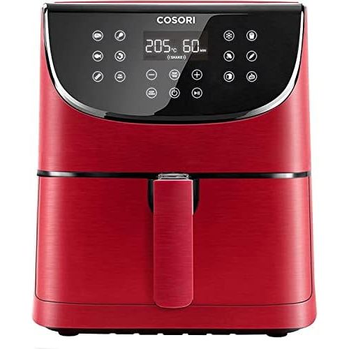  [아마존베스트]Cosori Air Fryer 5.5L XXL, Deep Fryer, Hot Air Fryer with Digital LED Touch Screen, 11 Programmes, Preheating And Keeping Warm, Shake Mode, 100 Recipe Booklet, Oil Not Included, 17