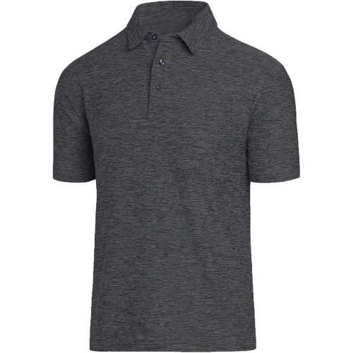  COSSNISS Mens Dry Fit Golf Polo Shirt