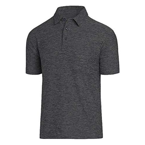  COSSNISS Mens Dry Fit Golf Polo Shirt