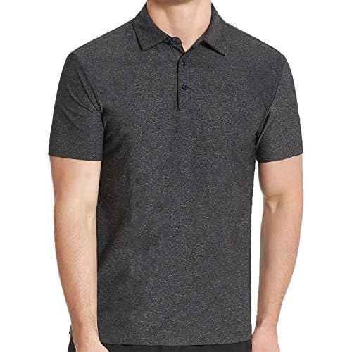  COSSNISS Mens Dry Fit Golf Polo Shirt