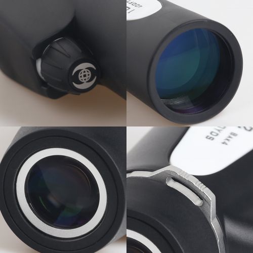  COSTIN 10x42 Monocular Telescope, Central Focusing with Built-in Rangefinder Scale Plus Directional Compass, BAK4 Prism Multi Coated HD Lens, Wide Field View Portable Fogproof Golf