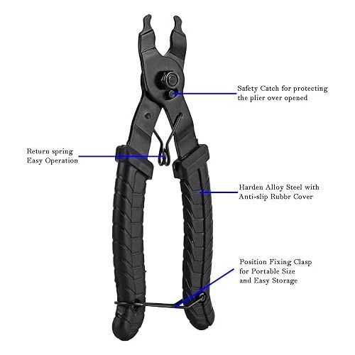  Bike Link Pliers, Bicycle Chain Tool for Bike Chain link Quick Removal Repair