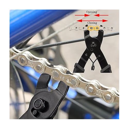  Bike Link Pliers, Bicycle Chain Tool for Bike Chain link Quick Removal Repair