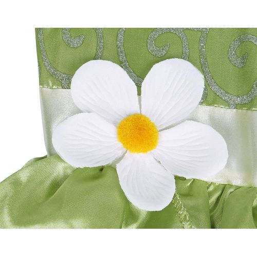  Cotrio Green Fairy Frog Princess Dress Girls Birthday Party Fancy Dresses Kids Halloween Elf Costume Outfits with Accessories