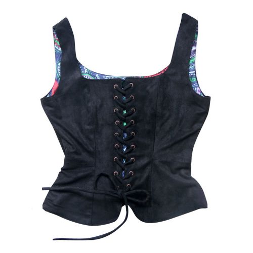  COUCOU Age Vintage Medieval Corset Vest Gilet for Women Girls