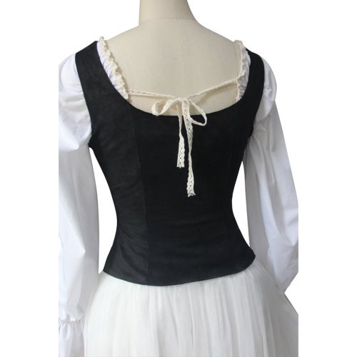  COUCOU Age Vintage Medieval Corset Vest Gilet for Women Girls