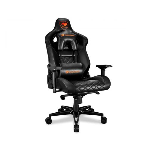  By COUGAR Cougar Armor Titan ultimate gaming chair with premium breathable pvc leather, 160kg support, 170 degree reclining (Black)