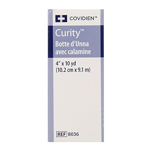  Covidien Curity Unna Boot Bandage with Calamine, 4 Inch X 10 Yards (Pack of 12)