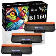 CP 3 Pack ColorPrint Compatible B1160 Toner Cartridge Replacement for Dell B1160W 1160 Work with YK1PM 331 7335 HF44N HF442 B1163w B1165nfw Laser Printer (Black)