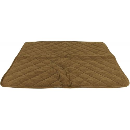  Cpc Reversible SherpaQuilted Microfiber Throw for Pets, 50-Inch, Chocolate