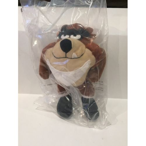  CPJCollectibles Vintage Looney Tunes Tazmanian Mcdonalds Plush Christmas Taz Santa 1992 Brand New Never Opened