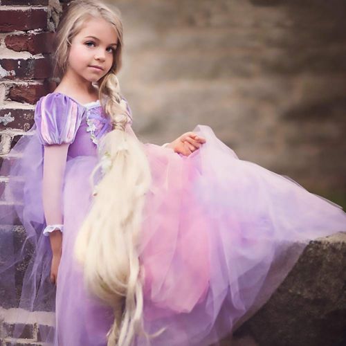  CQDY Belle Costume for Girls Yellow Princess Dress Party Christmas Halloween Cosplay Dress up 2-13 Years