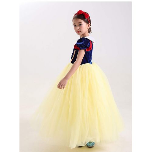  CQDY Snow White Costume for Girls Dress up Princess Dress Halloween/Party/Christmas Special Occasion for 2-11T