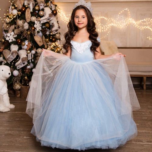  CQDY Cinderella Dress Princess Costume Halloween Party Dress up