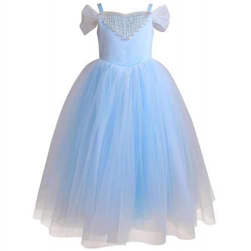  CQDY Cinderella Dress Princess Costume Halloween Party Dress up