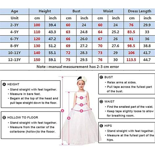  CQDY Princess Costume for Girls Yellow Dress Party Christmas Halloween Cosplay Dress up