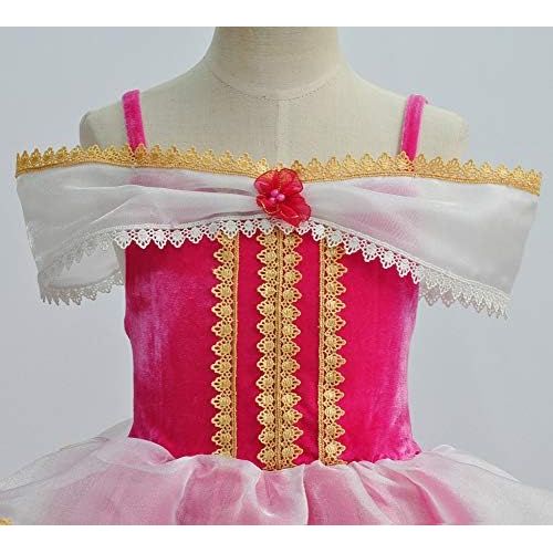  CQDY Girls Cinderella Costumes Halloween Princess Dress Up Fancy Birthday Party Ball Gown