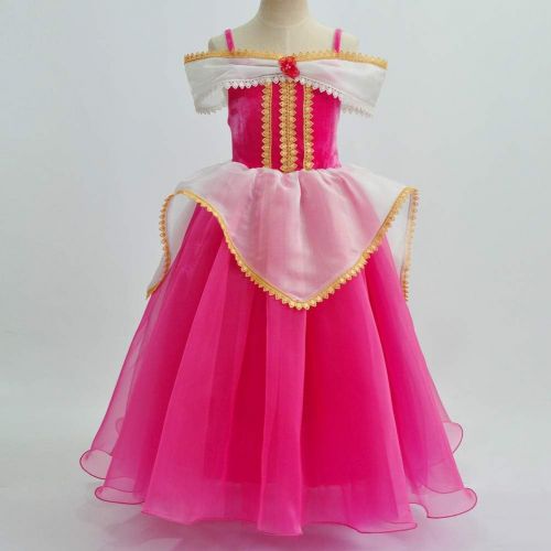  CQDY Girls Cinderella Costumes Halloween Princess Dress Up Fancy Birthday Party Ball Gown