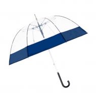 CQH Umbrella Parasol Sun Umbrella Outdoor Leisure Umbrella semi-Automatic Umbrella Transparent Umbrella Large Umbrella (Color : Blue 2, Size : 888788CM)