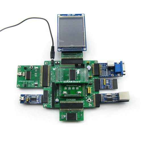  CQRobot Designed for ALTERA Cyclone IV Series, Features the EP4CE10 Onboard, Open Source Electronic Hardware EP4CE10 FPGA Development Board Kit, Uses With Nios II Processor, With DVK600 Mo