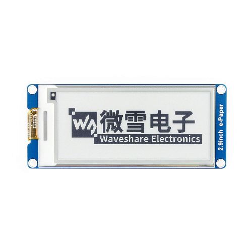  CQRobot 2.9 inch E-Paper BlackWhite Display HAT(E-Ink Display Module), 296x128 Resolution, with Embedded Controller and SPI Interface to Connect Raspberry PiArduinoNucleo Contro