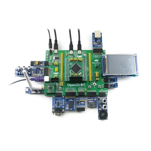  CQRobot Designed for the LPC4337JBD144 MCU, Open Source Electronic LPC Development Board Kit, Including 4337 Mother Board+LPC4337JBD144 Cortex-M4M0 Dual-core Board+3.2 inch Touch LCD+Ethe