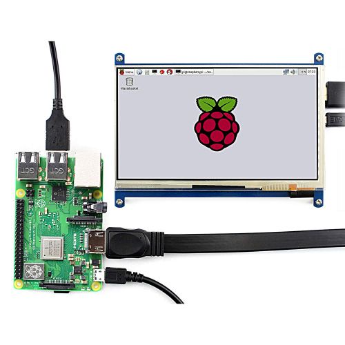  CQRobot Compatible with Raspberry Pi, DIY Open Source Electronic Hardware Kits(CQ-F), with 7 inch HDMI LCD(IPS Screen, 1024×600 Resolution, Touch Control, Supports Raspberry Pi, BB Black),