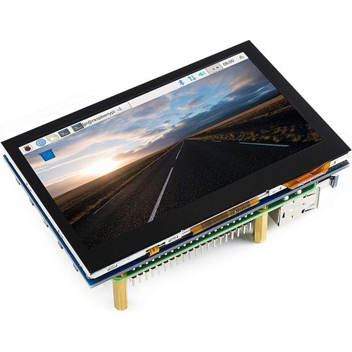  CQRobot HDMI Display for Raspberry Pi and Mini PCs(BB Black, Banana Pi), 800 x 480 HD Resolution, Capacitive Touch Panel, 4.3 inch IPS Screen, Supports RaspbianUbuntuKaliRetropieWIN10
