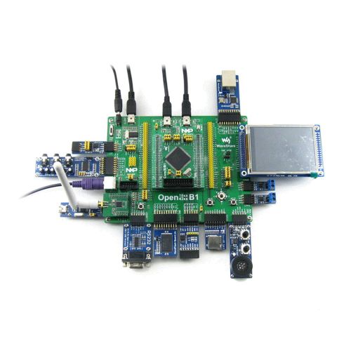  CQRobot Designed for the LPC4337JBD144 MCU, Open Source Electronic LPC Development Board Kit, Including 4337 Mother Board+LPC4337JBD144 Cortex-M4M0 Dual-core Board+3.2 inch Touch LCD+Ethe