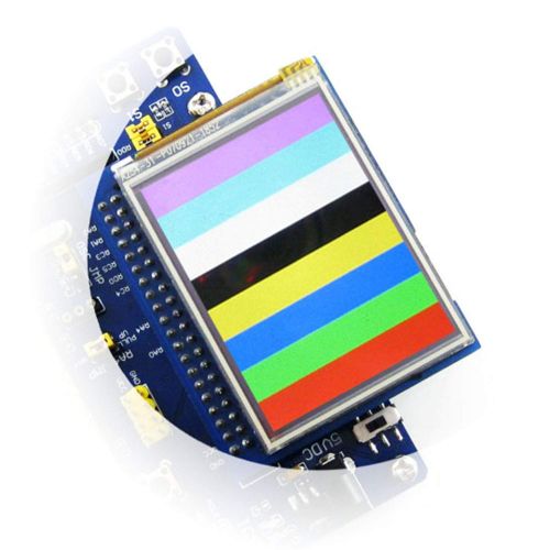  CQRobot Designed for the STM8S Series, Open Source Electronic Hardware STM8 Development Board Kit, Features the STM8S208MB MCU, 8-bit Core, Includes STM8 MCU Development Board+2.2 inch LCD