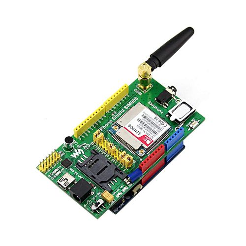  CQRobot UNO PLUS Development Board, Compatible with Arduino UNO R3, Onboard MCU ATMEGA328P-AU, Improved UNO R3，UNO PLUS DIY Electronic Hardware Kit, Including UNO PLUS, IO Expansion Shield