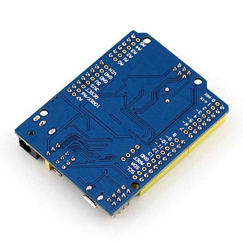  CQRobot UNO PLUS Development Board, Compatible with Arduino UNO R3, Onboard MCU ATMEGA328P-AU, Improved UNO R3，UNO PLUS DIY Electronic Hardware Kit, Including UNO PLUS, IO Expansion Shield