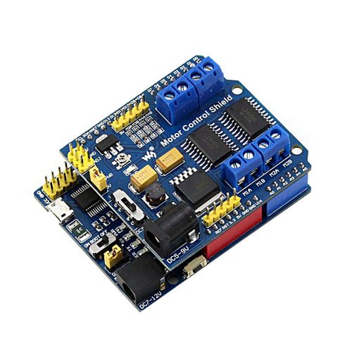  CQRobot UNO PLUS Development Board, Compatible with Arduino UNO R3, Onboard MCU ATMEGA328P-AU, Improved UNO R3，UNO PLUS DIY Electronic Hardware Kit, Including UNO PLUS, IO Expansion Shield