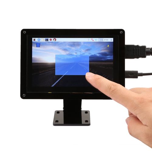  CQRobot 5 inch 800x480 Capacitive Touch Screen & Acrylic Case Kit, Compatible with Raspberry PiLinuxWindowsMac.