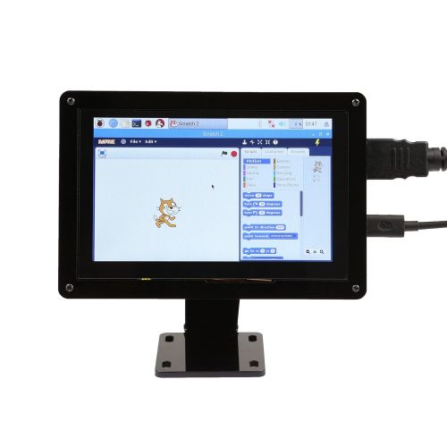  CQRobot 5 inch 800x480 Capacitive Touch Screen & Acrylic Case Kit, Compatible with Raspberry PiLinuxWindowsMac.