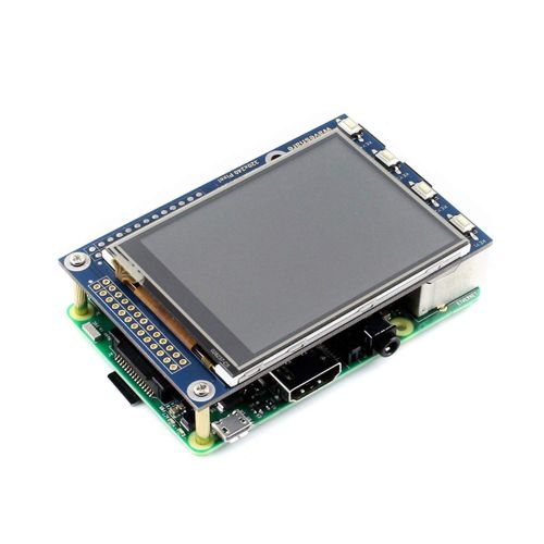  CQRobot Designed for Raspberry Pi 2.8 inch RPi LCD-CQ(A), Resistive Touch Screen TFT LCD, 320x240 Resolution, Support All Raspberry Pi (Directly-Pluggable), Touch to Take Photos, Support S