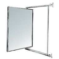 CRL 14 x 22 Chrome Swing-N-Vue Double Hinged Mirror by CR Laurence