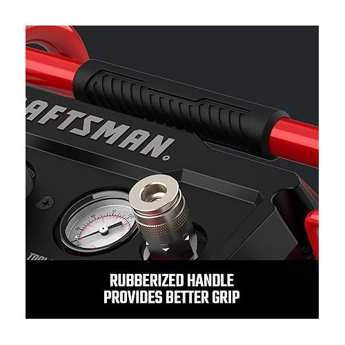  CRAFTSMAN Air Compressor 2 Gallon Portable Hot Dog Compressor 1/3HP Max 125 PSI Oil-Free Maintenance Free Light Weight Air Tools