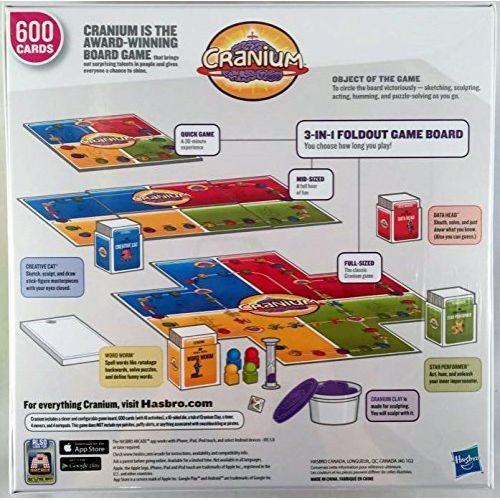  [아마존 핫딜] [아마존핫딜]CRANIUM Cranium 3-in-1 Game Board (2014) 600 Cards