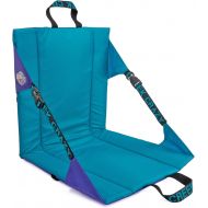 CRAZY CREEK PRODUCTS RED LODGE- MONTANA - USA Crazy Creek Original Chair Perfect for Stadium Seats, Camping, Hiking & More, Comfort On All Terrains, Adjustable Straps, Purple/Teal