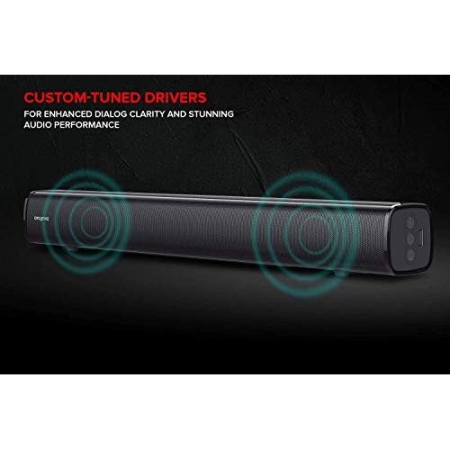  Creative Stage 2.1 Channel Soundbar with Subwoofer for TV, Computer and Ultra Wide Screens, Bluetooth/Optical Input/TV ARC/AUX Input, Remote Control and Wall Mounting Kit