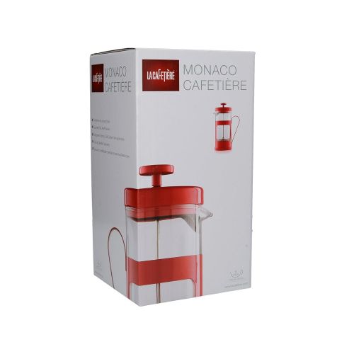  CREATIVE TOPS La Cafetiere - MN080800 - Monaco Kaffeebereiter edelstahl - rot - 8 cup