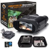 CREATIVE XP Night Vision Goggles - Digital Binoculars w/Infrared Lens, Tactical Gear for Hunting & Security