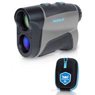 CreativeXP Golf Rangefinder 1100 Yards - Range Finder for Hunting and Archery, 6X Digital Rangefinders with Slope Mode, Pro Flag-Lock and Angle Compensation  Case Holder & Hand St