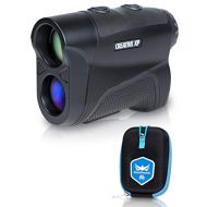 CreativeXP Golf Rangefinder 1100 Yards - Range Finder for Hunting and Archery, 6X Digital Rangefinders with Slope Mode, Pro Flag-Lock and Angle Compensation  Case Holder & Hand St