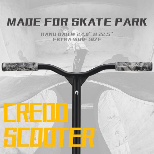  CREDO STREET Pro Scooter-Stunt Scooter-Designed for Boys and Girls,Teens-Trick Pro Scooter Perfet for 8+ and Suitable for Riders of All Levels