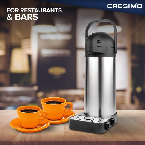  [아마존베스트]Cresimo Coffee Drip Trays/ Modular Design to hold as many Coffee Airpots or Carafes as necessary! Airpot has to be 6 Wide or Less to Fit