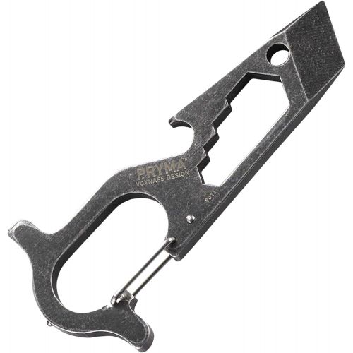 컬럼비아 [아마존베스트]Columbia River Knife & Tool CRKT Pryma Stainless Steel Multitool: Compact and Lightweight EDC Metal Multi-Tool with Pry Bar, Hex Wrench, Bottle Opener, Glass Breaker, and Carabiner 9011